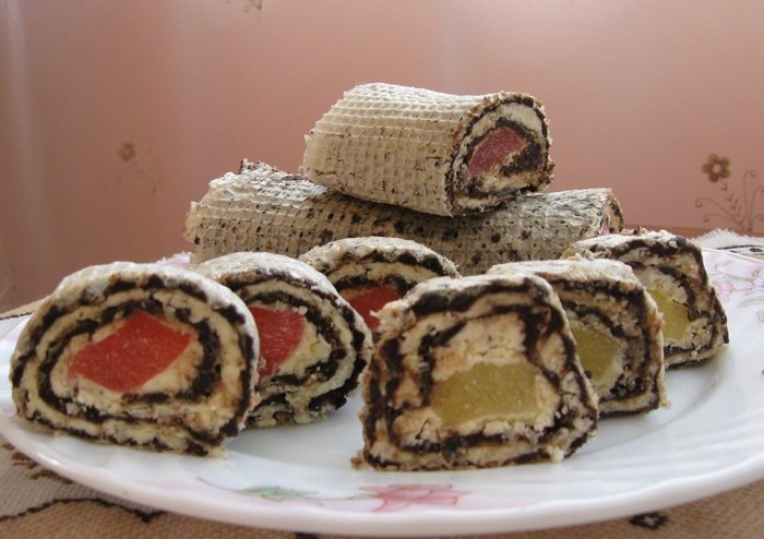 Рулет із галяреткою (желе)