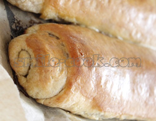 рулет с начинкой из яблок