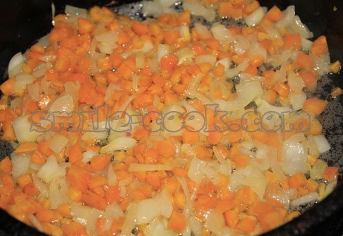зажарка из лука и моркови