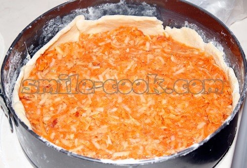 пирог с тыквой и яблоком
