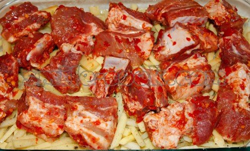 ребрышки с картофелем