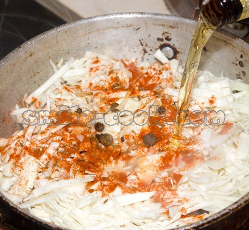 капуста, тушеная с пивом
