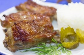 Свиные ребрышки в имбирном маринаде