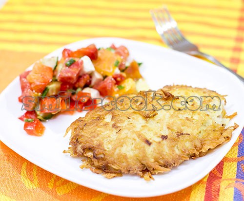 куриная отбивная в картофельной панировке