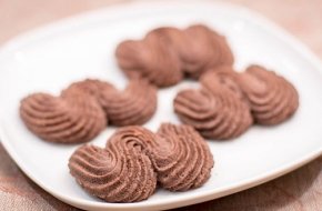 Венское песочное печенье с какао