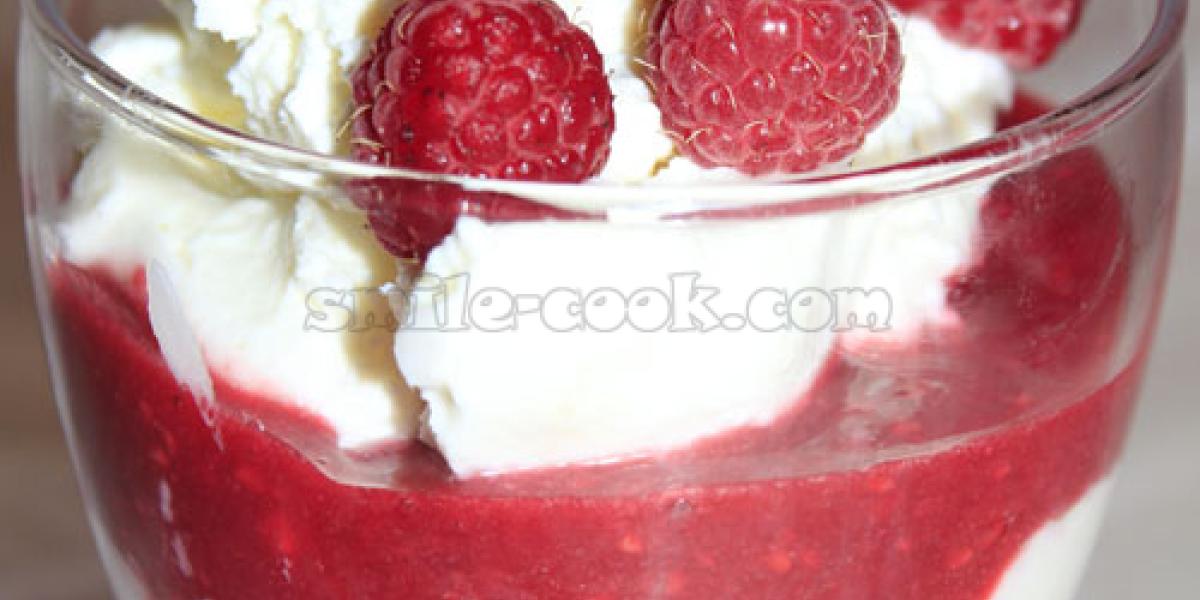 raspberry and mascarpone dessert