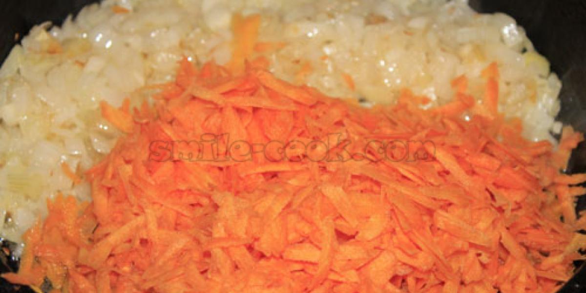 sauteed onions and carrots