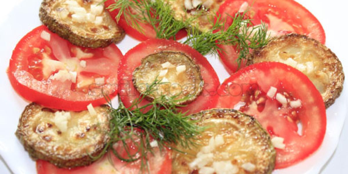 tomato and zucchini appetizer