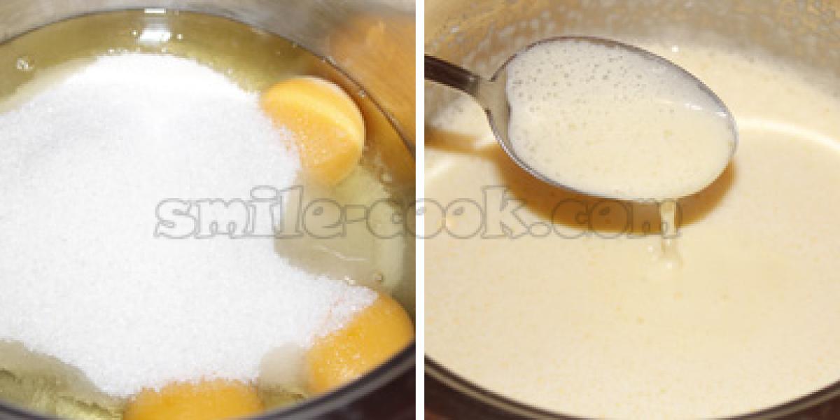 eggs with sugar