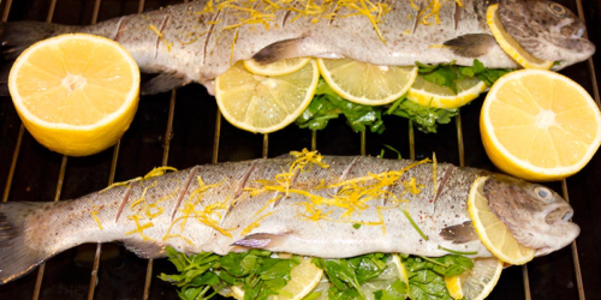 trout with parsley and lemon