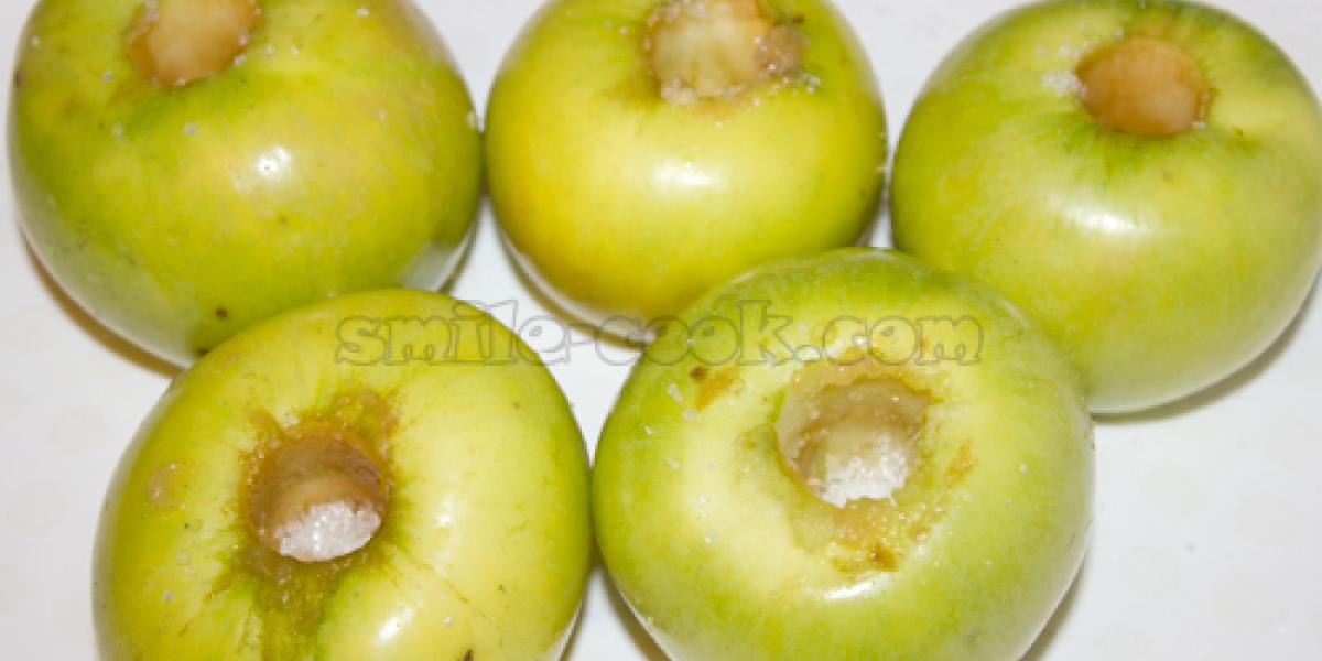 apples with sugar