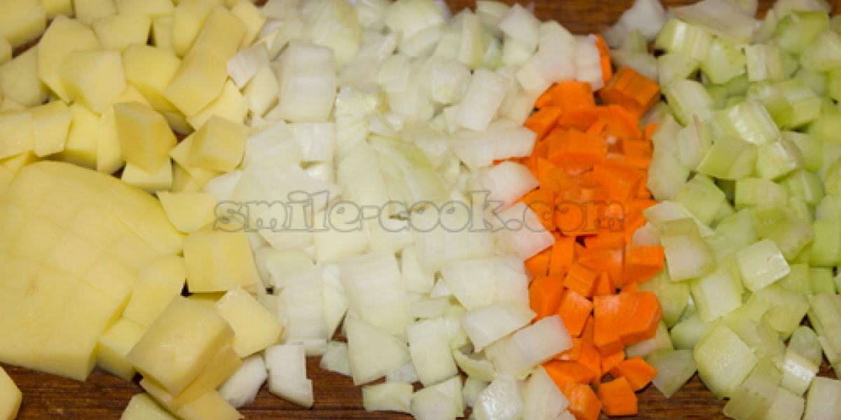 chopped vegetables