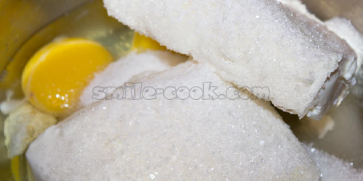 cottage cheese with sugar and egg