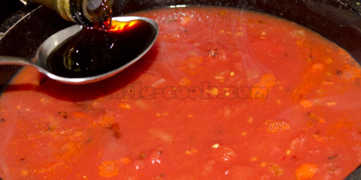 sauce with vinegar