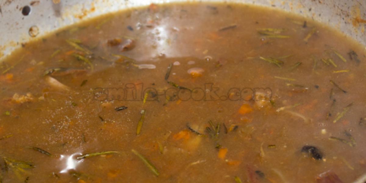 vegetable gravy with broth