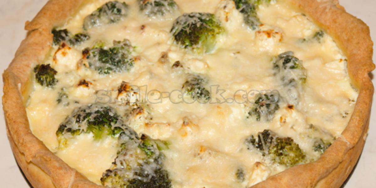 quiche with broccoli and feta