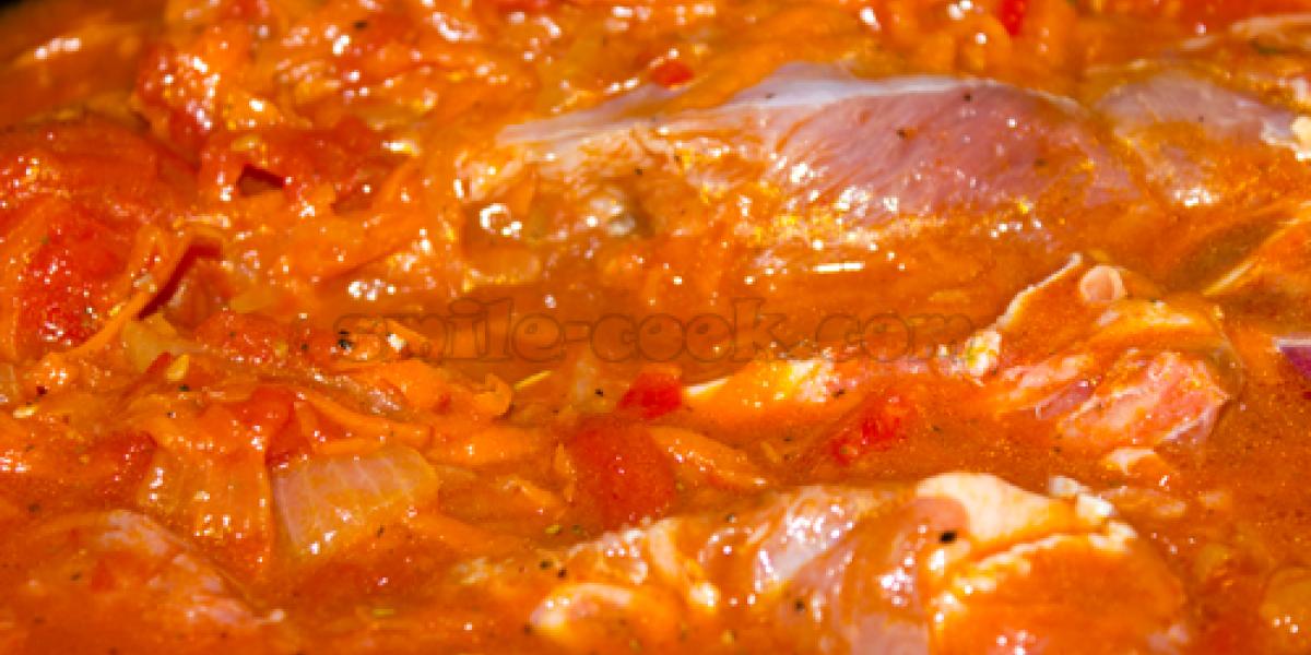 meat in vegetable sauce