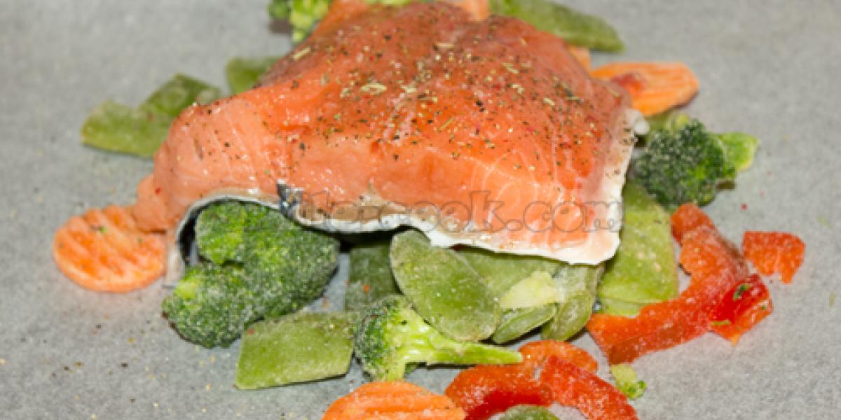 fish with frozen vegetables