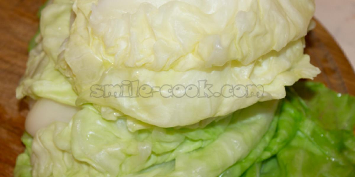 cabbage leaves for stuffed cabbage