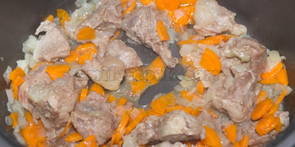 meat in multicooker