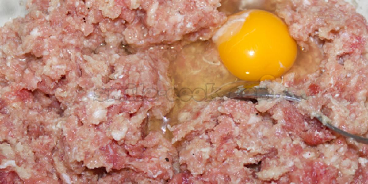 mince for cutlets with egg