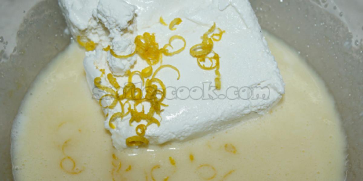 cottage cheese with egg mixture