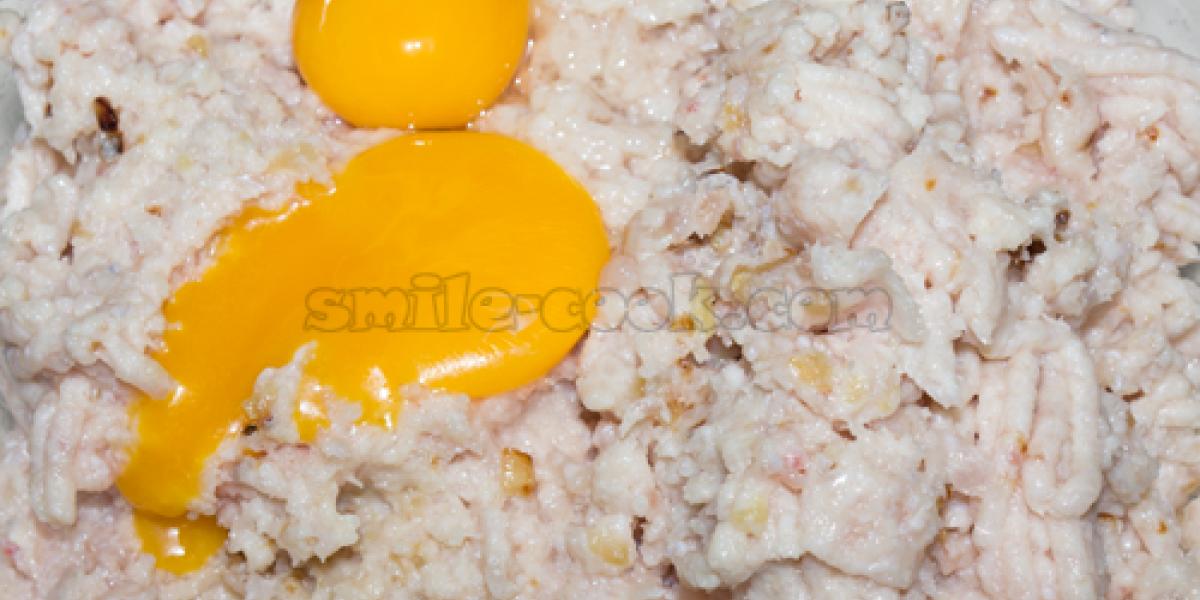 minced fish with eggs