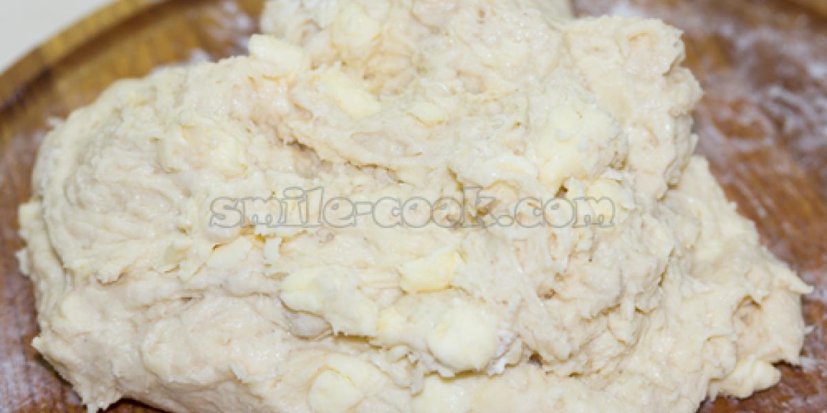 yeast dough with butter