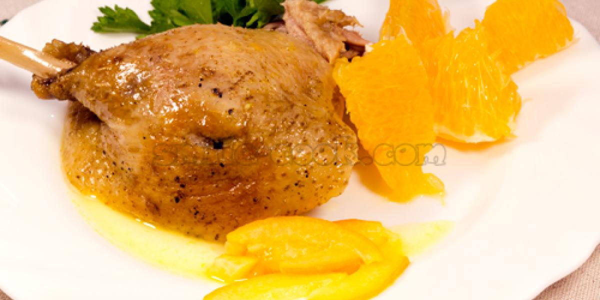 wine braised duck with orange sauce