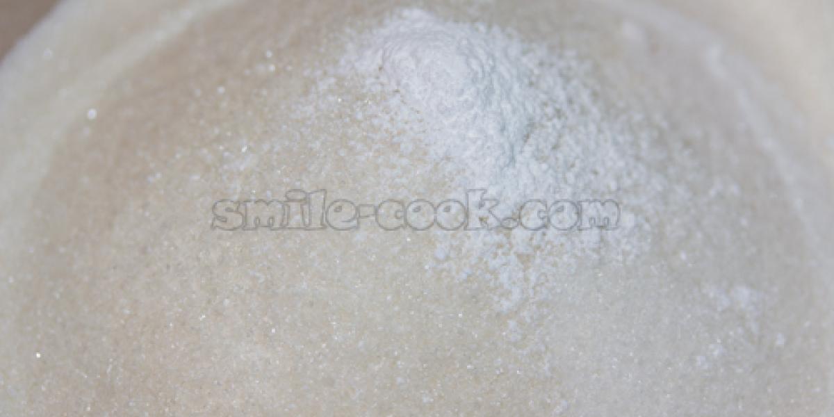 flour, sugar and leavening agent