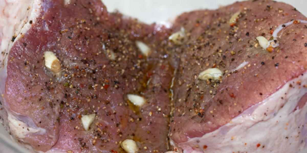 garlic-stuffed veal