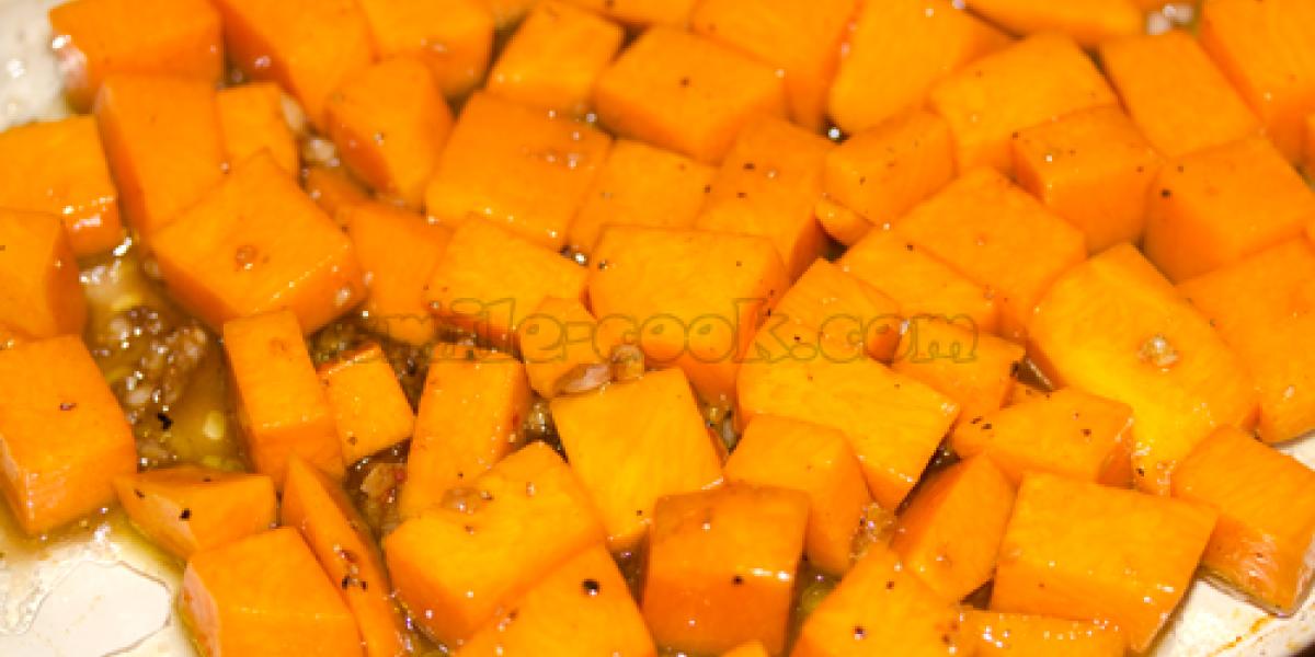 pumpkin in marinade