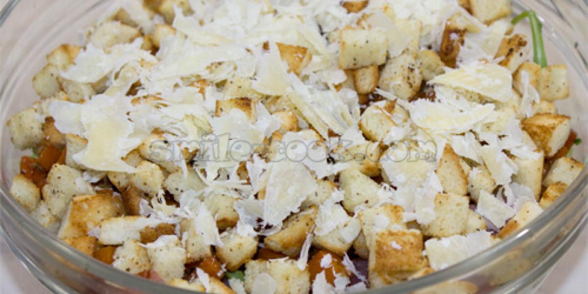 pumpkin and parmesan salad