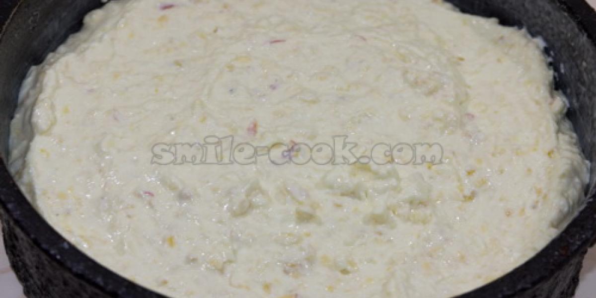 cottage cheese mixture in mold