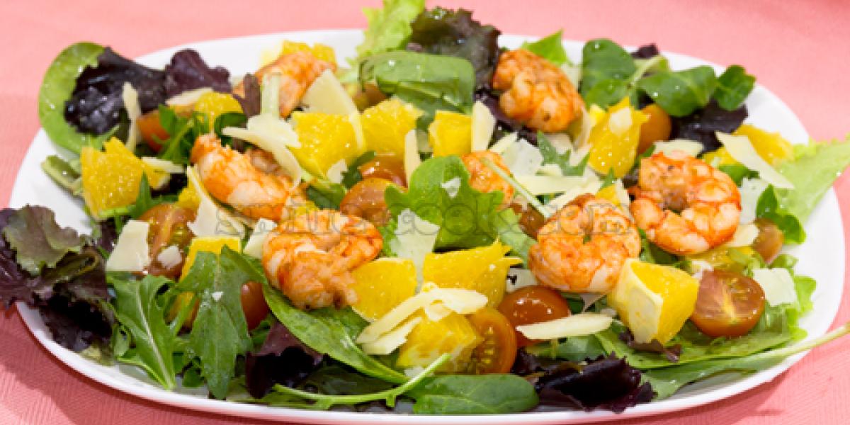 shrimp and orange salad