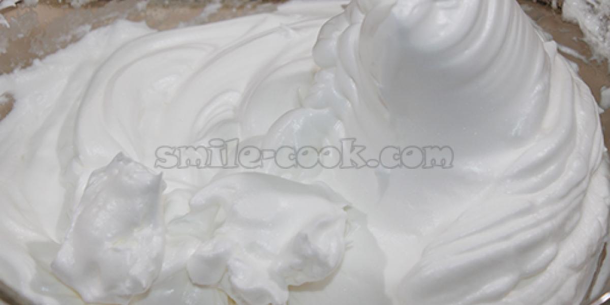 whipped whites