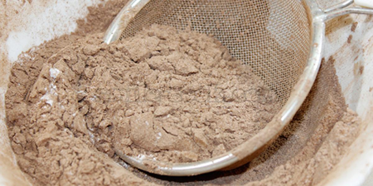 cocoa and flour