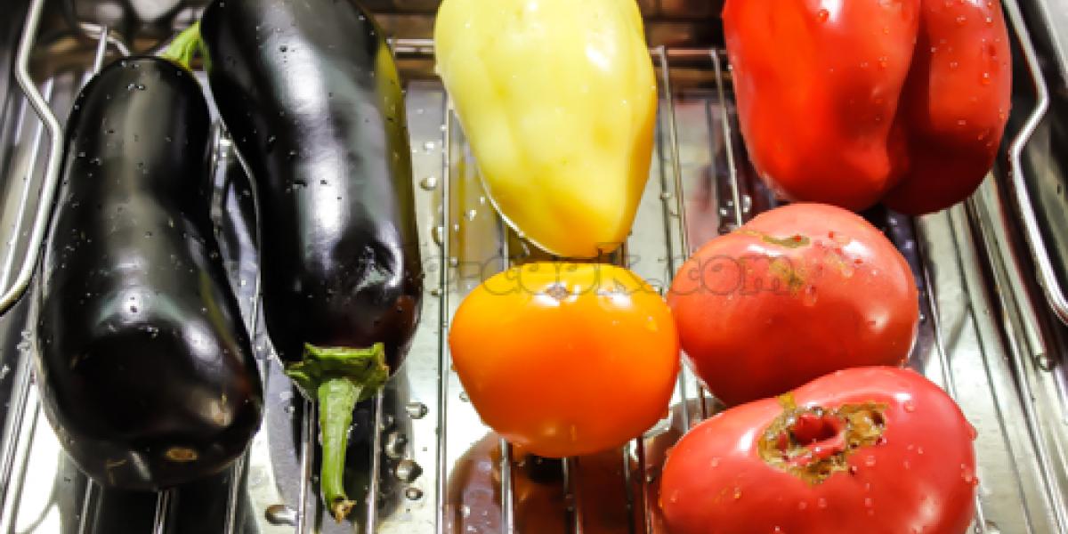 vegetables before baking