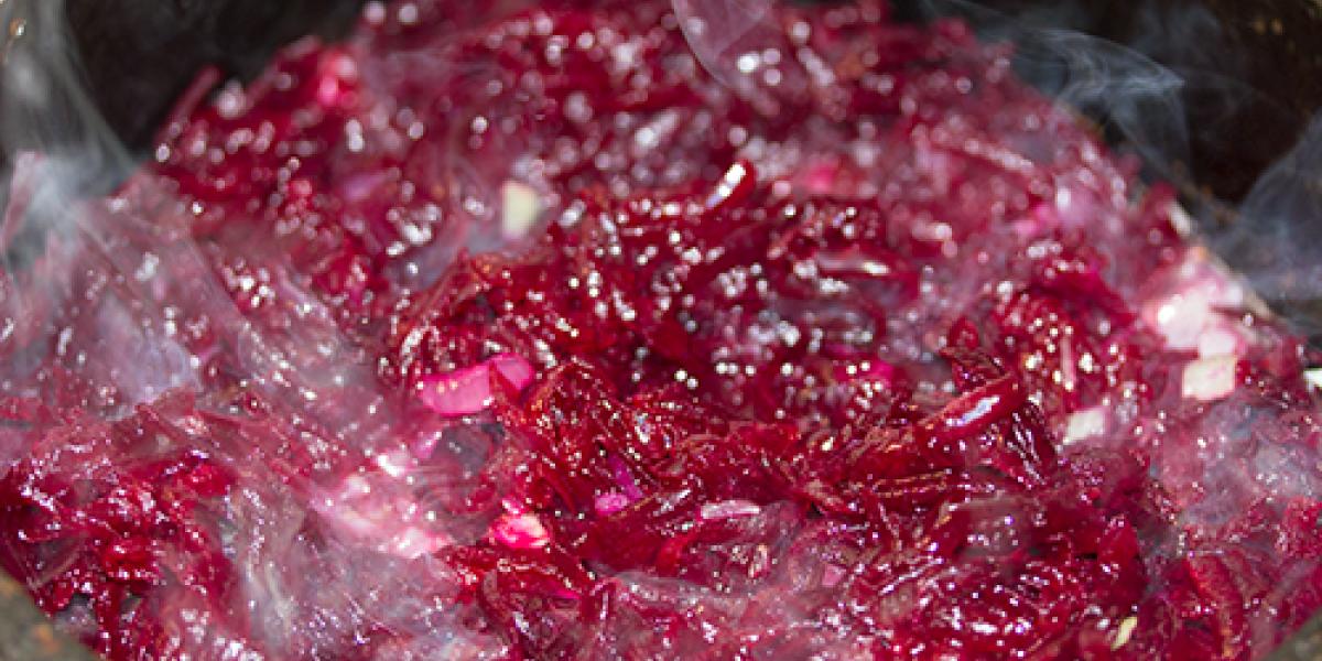 beets with onions