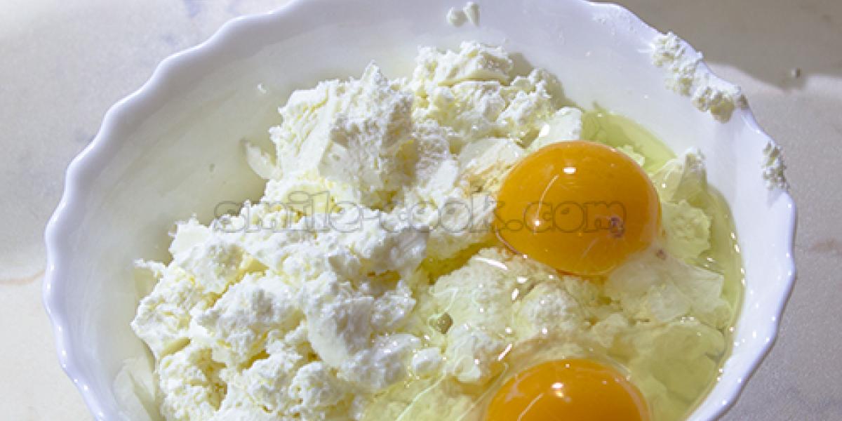 cottage cheese, cheese and eggs