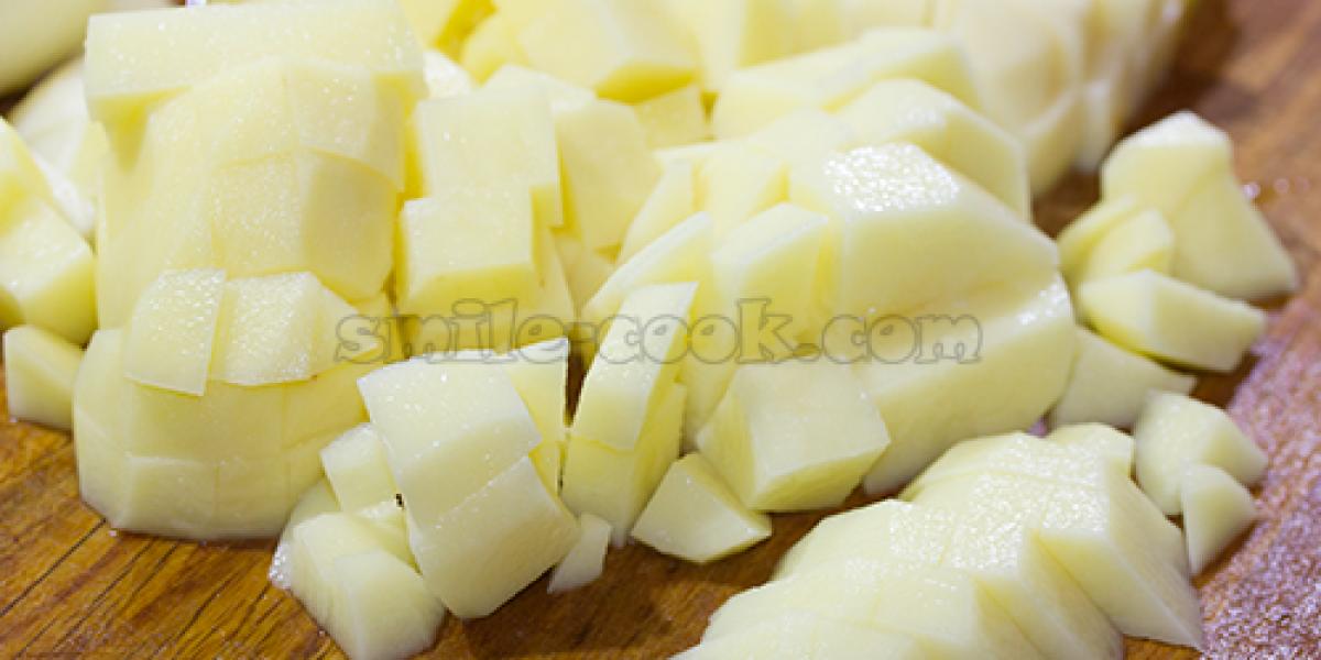 diced potatoes