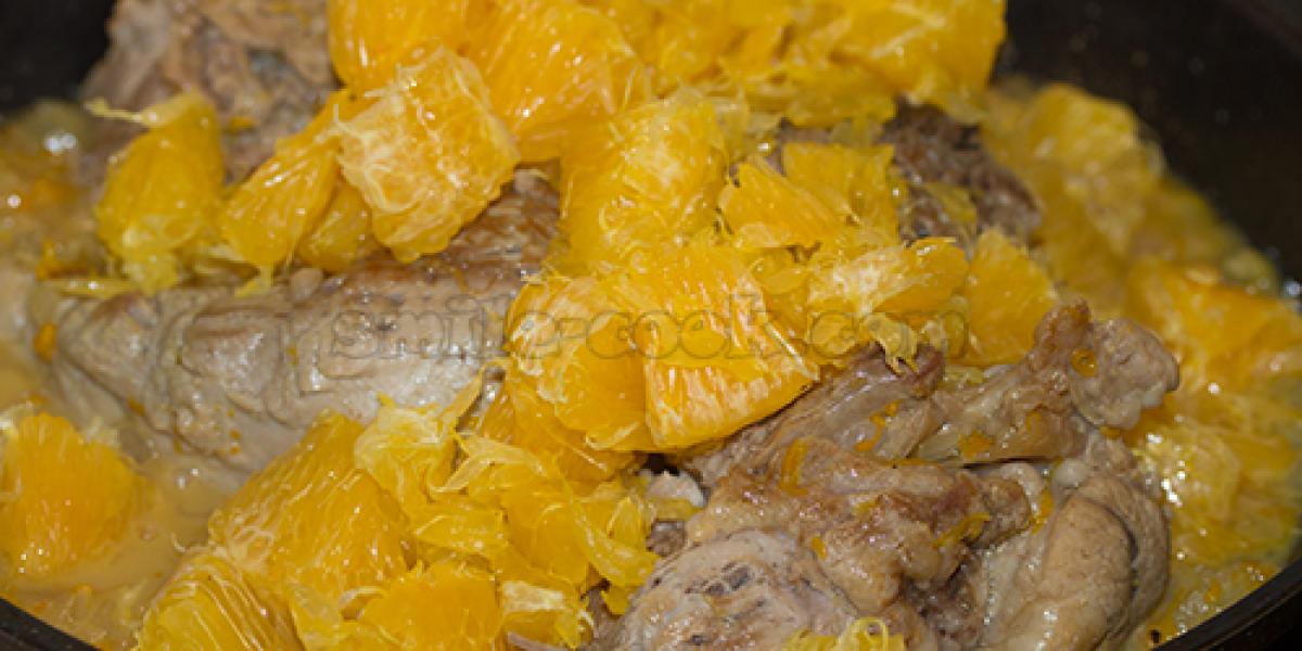 fillet with oranges