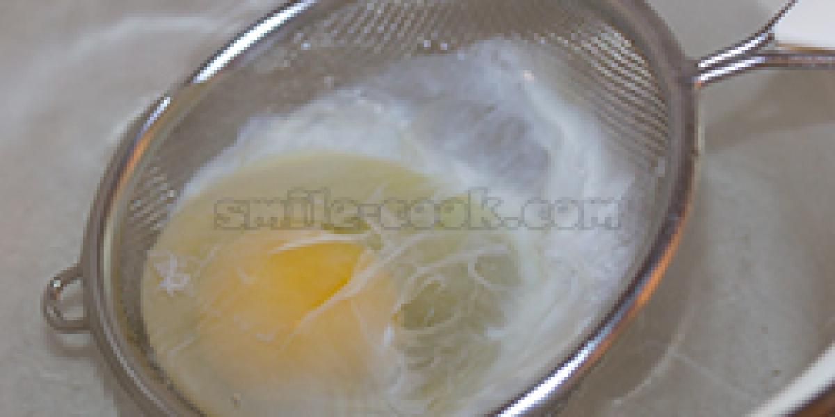 egg in sieve