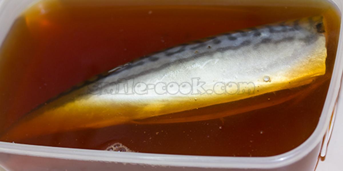 mackerel in tea brine