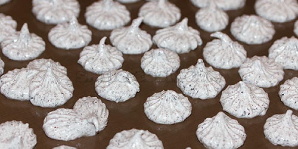 meringue on a tray