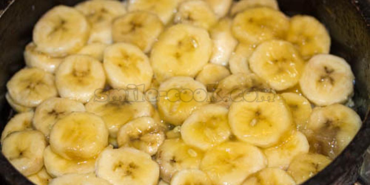 bananas with caramel