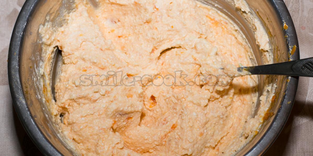 cottage cheese with pumpkin puree